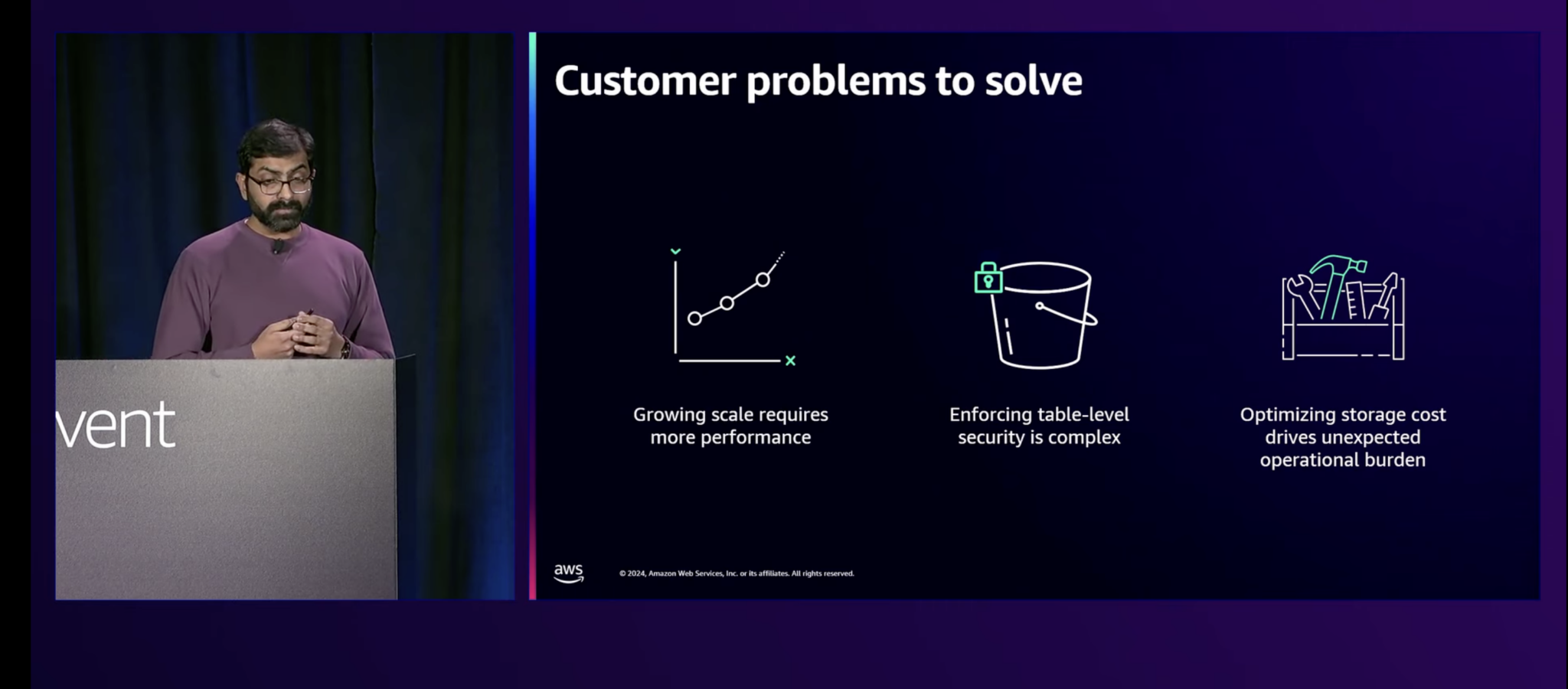 [AWS re:Invent 2024] Store tabular data at scale with Amazon S3 Tables ...