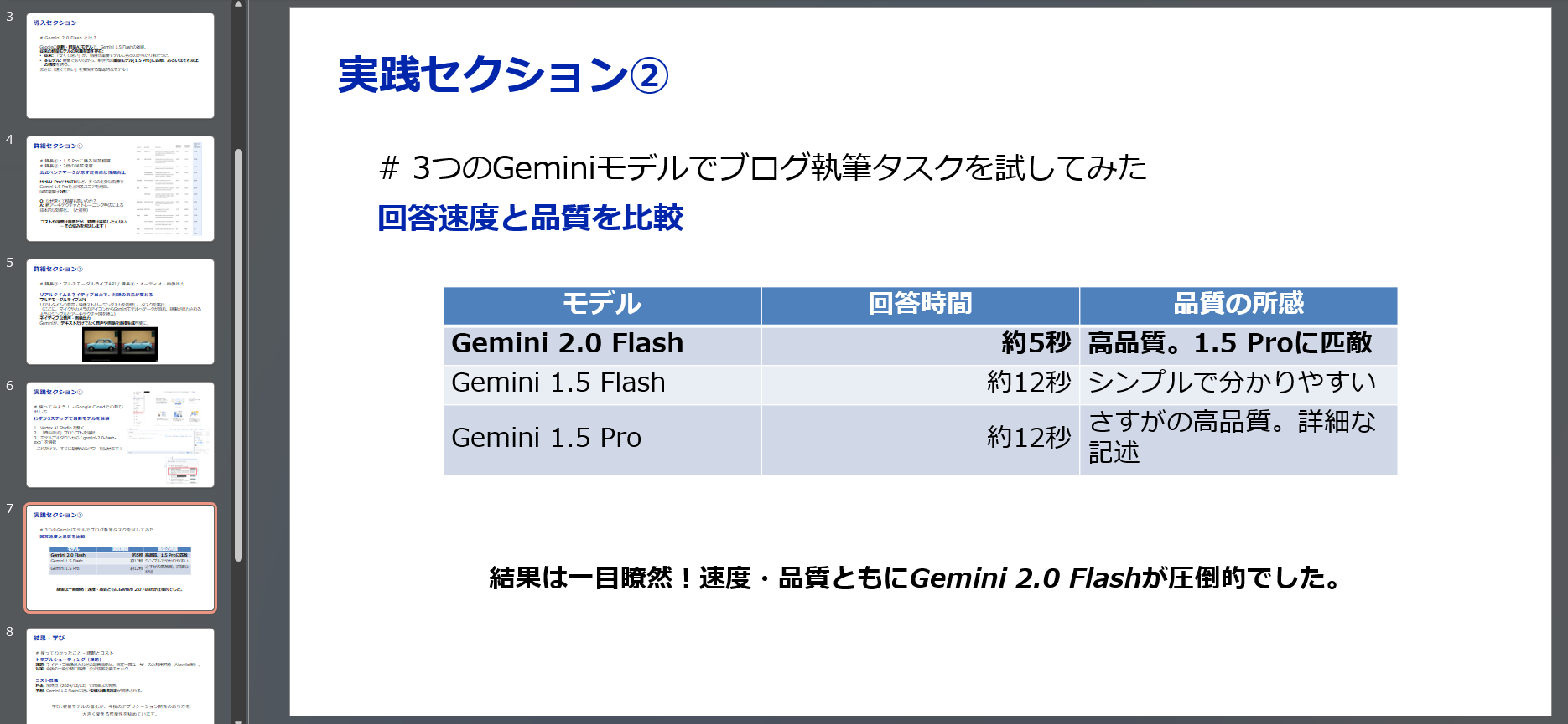 Agentspaceの資料を修正した資料の表ページ