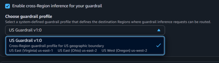 クロスリージョン設定